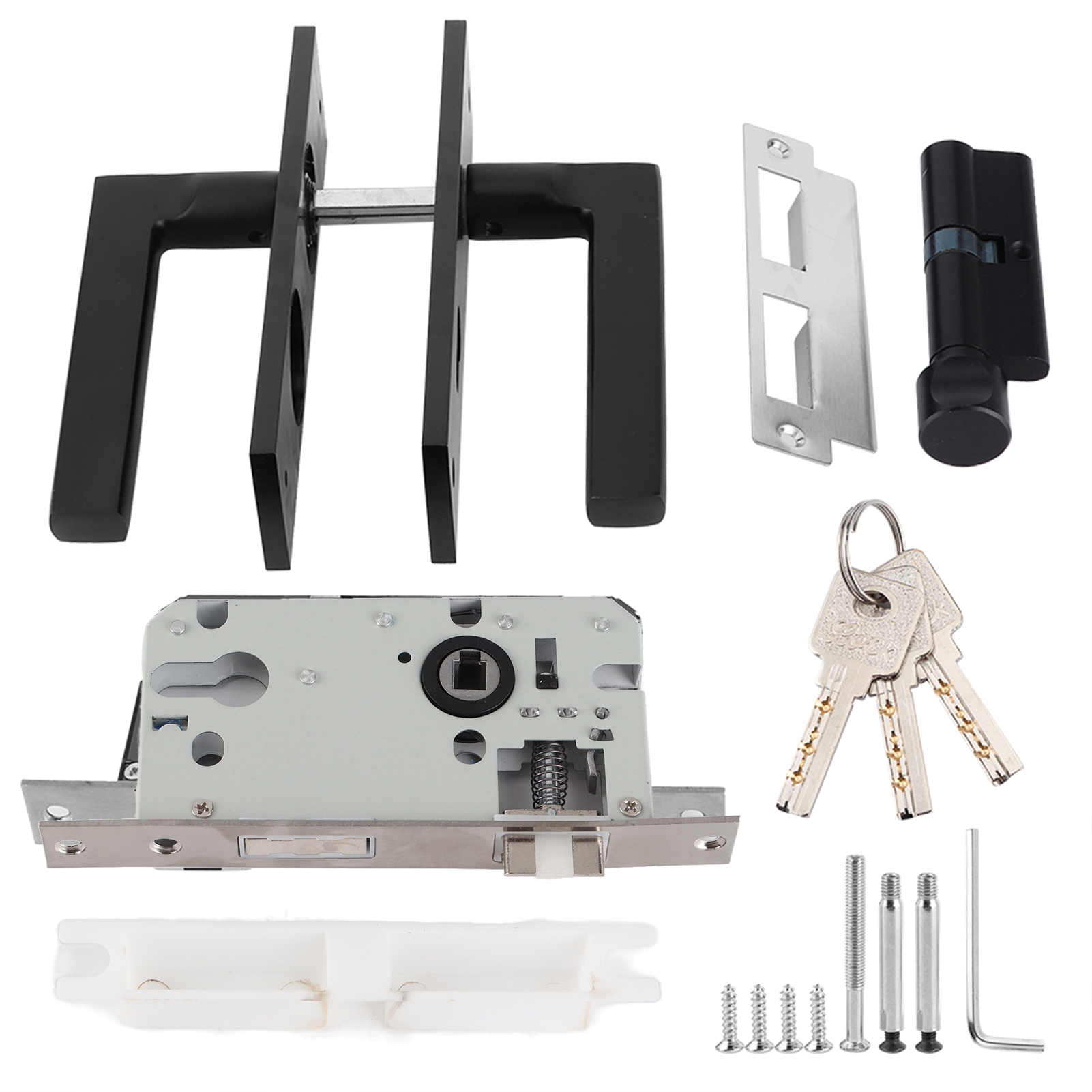 Home Security Essential - 공간 알루미늄 침실 도어 잠금 장치