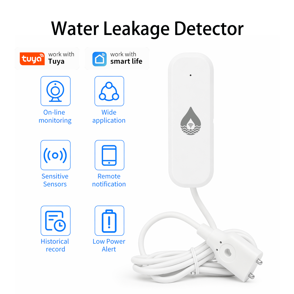 Home Security Device - YFK WiFi/Zigbee 누수 경보 센서 Tuya