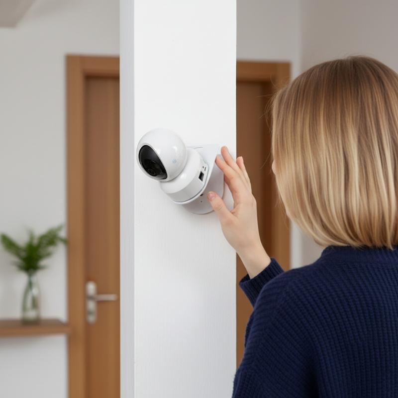 Home Security Features - 벽걸이형 L자형 PTZ 카메라 브래킷(접착식 베이스