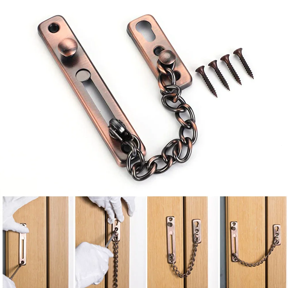 Home Security Essential - 문짝 체인 문짝 잠금 볼트 체인,