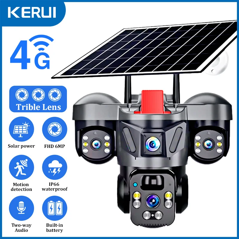 Home Security Video - KERUI V380 Pro 야외 PTZ 6MP
