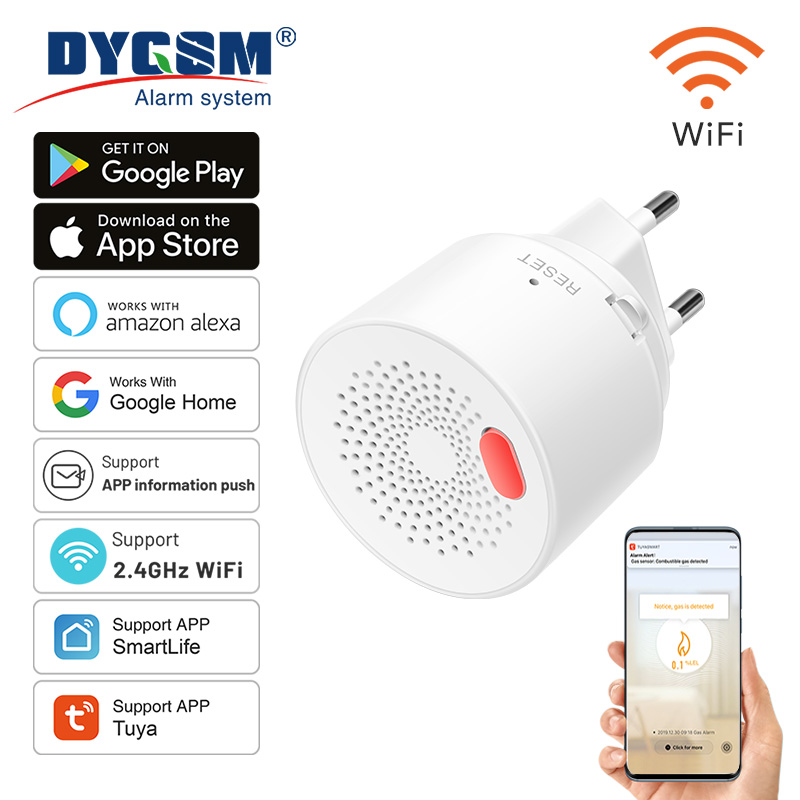 Home Security Device - Tuya 스마트 홈 와이파이 천연 가스
