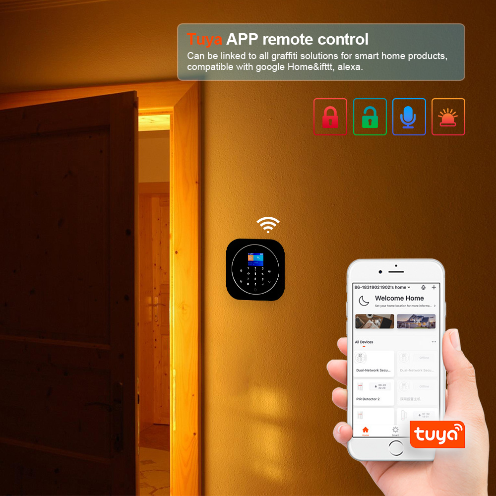 KERUI G12 2G Wifi 무선 홈 경보 시스템  - Home Security Diy 리뷰 및 가격