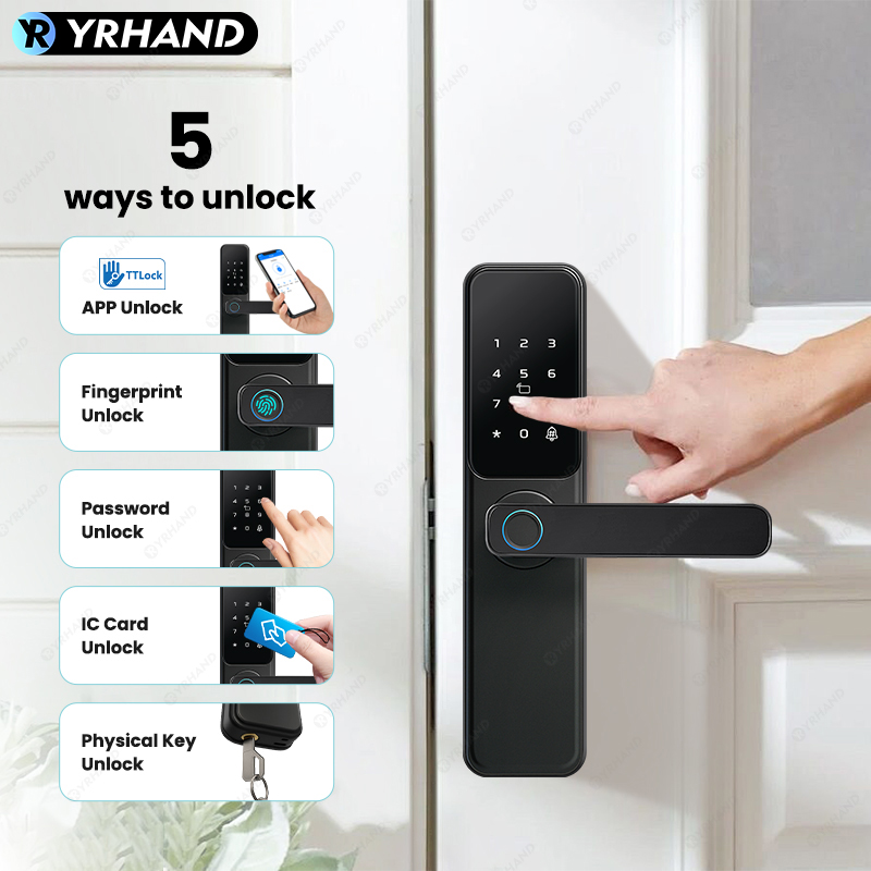 블루투스 TTLock 앱 지문 잠금 장치 Cerradu - Home Security Essential 리뷰 및 가격
