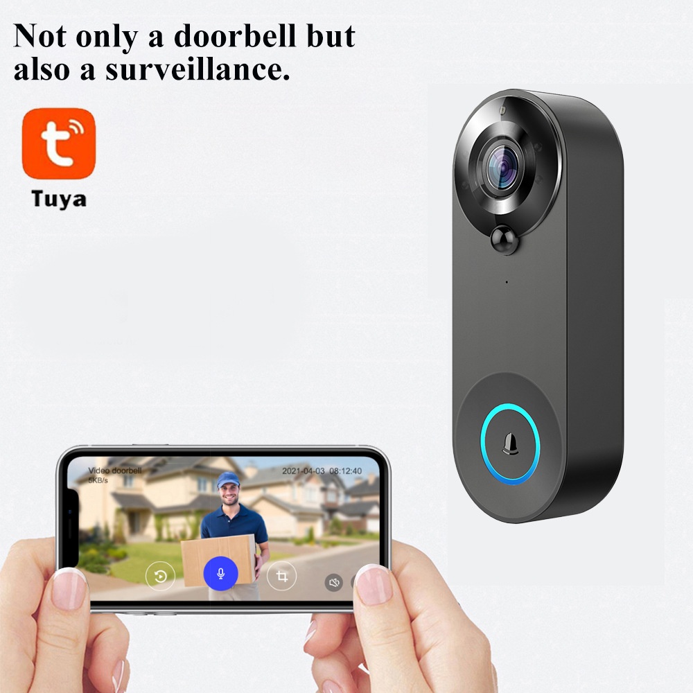 Tuya 1080P 무선 WIFI 초인종 비디오 인터콤 - Home Security Bell 리뷰 및 가격