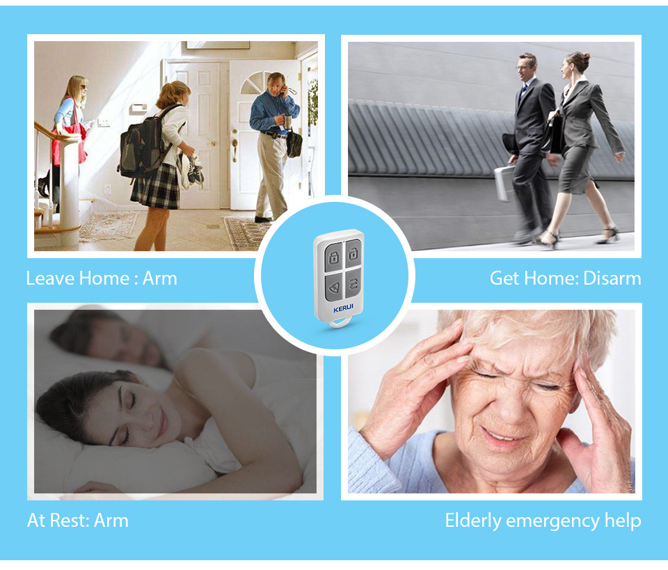 KERUI 무선 고성능 휴대용 원격 제어 키 체인, 와 - Home Security Features 리뷰 및 가격