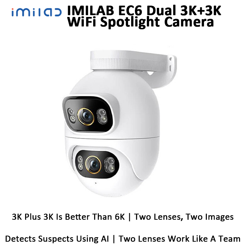 IMILAB EC6 듀얼 3K+3K WiFi 홈 보안  - Home Security Flood Lights 리뷰 및 가격