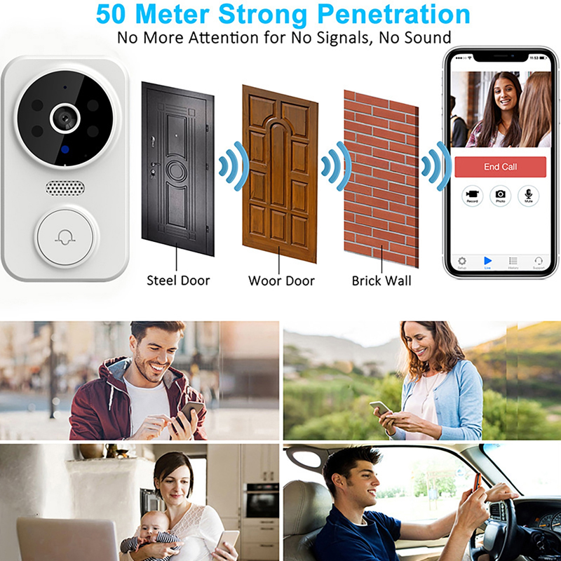 WiFi 스마트 비디오 초인종 카메라 야간 투시경 스마 - Home Security Bell 리뷰 및 가격