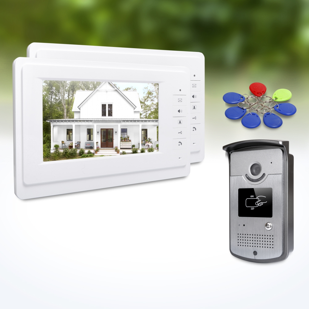 1개의 실외 카메라, 2개의 실내 모니터, 7인치 비디 - Home Security And Camera Systems 리뷰 및 가격