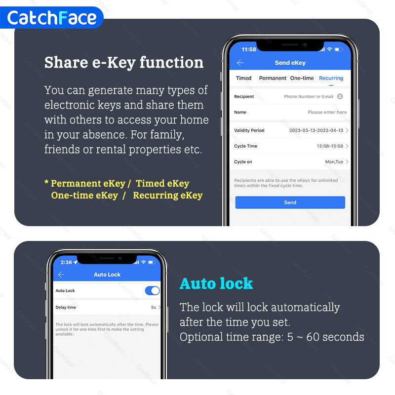 블루투스 지문 도어 잠금 장치 TTLock App 코드 - Home Security Essential 리뷰 및 가격