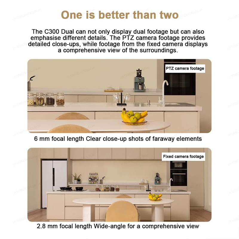XIAOMI 스마트 카메라 C300 듀얼 카메라 버전, - Home Security No Subscription 리뷰 및 가격