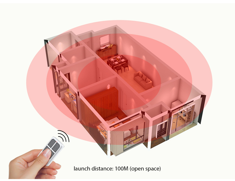 RC531 무선 휴대용 원격 제어 4 버튼 키체인 WI - Home Security Features 리뷰 및 가격