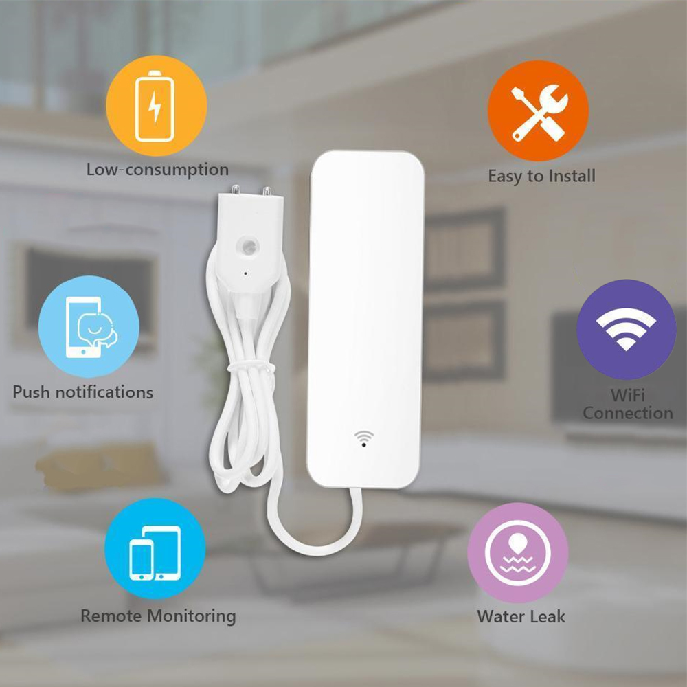 Tuya WiFi 누수 센서, 누수 감지기, Smart - Home Security Device 리뷰 및 가격