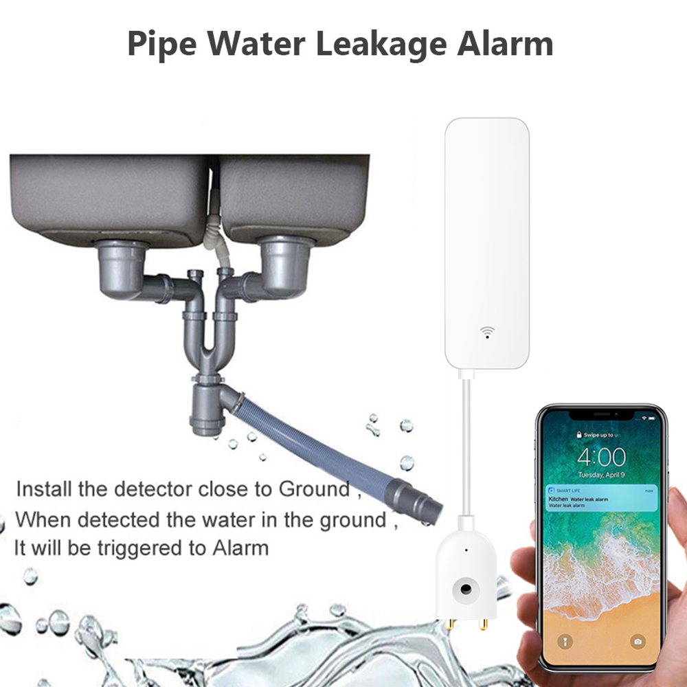 Tuya WiFi 누수 센서, 누수 감지기, Smart - Home Security Device 리뷰 및 가격