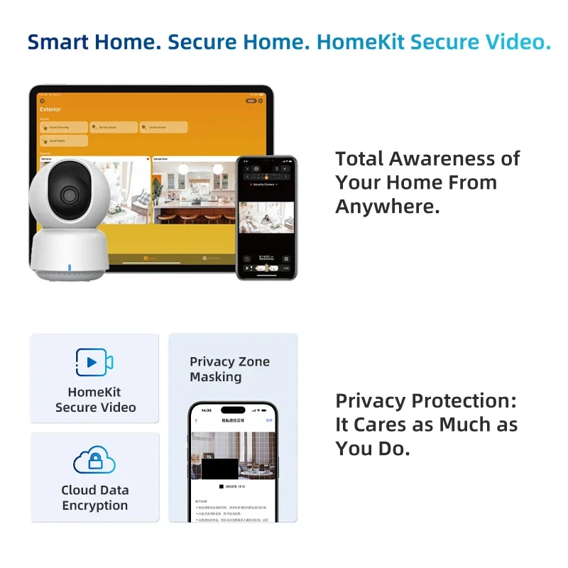오리지널 아카라 스마트 카메라 E1 2K 1296P 3 - Home Security Diy 리뷰 및 가격
