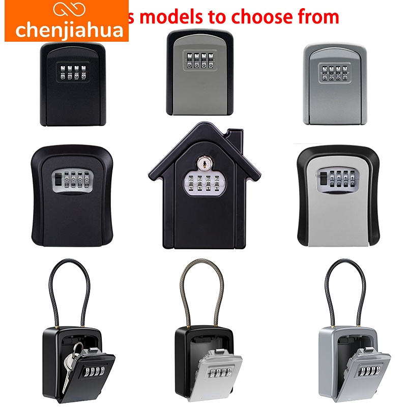벽걸이 형 키 보관 비밀 상자 주최자 4 자리 조합 암 - Home Security Essential 리뷰 및 가격