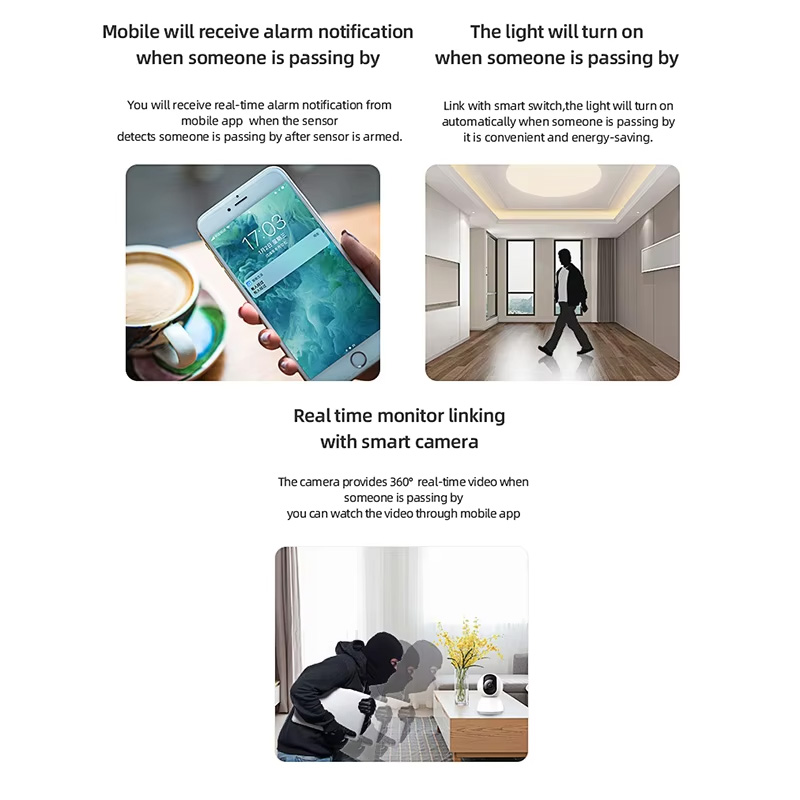 스마트 PIR 모션 센서 WiFi 지그비 인체 감지 센 - Home Security Device 리뷰 및 가격