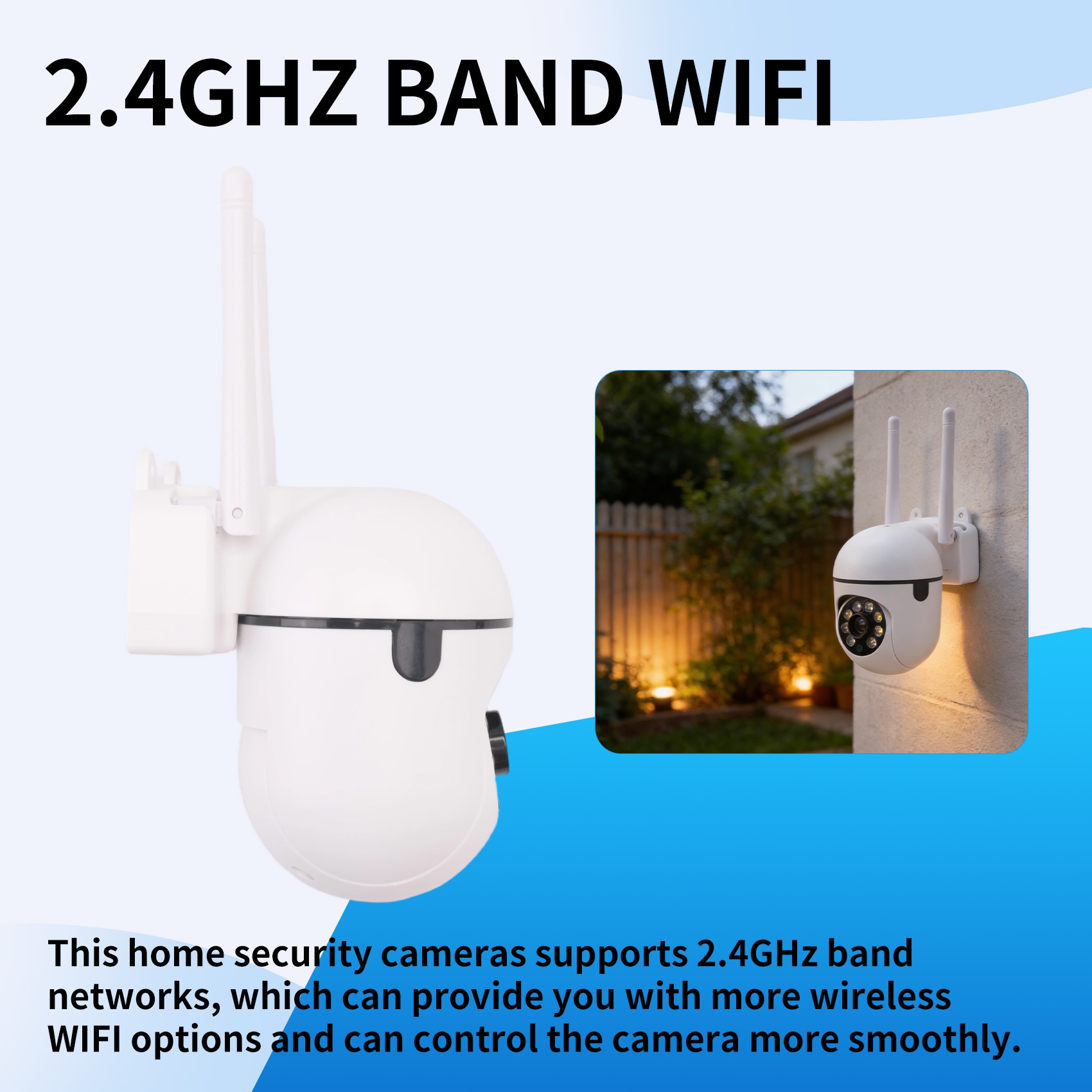 DT23 1080P WiFi 보안 카메라 야외용 돔형  - Home Security Flood Lights 리뷰 및 가격