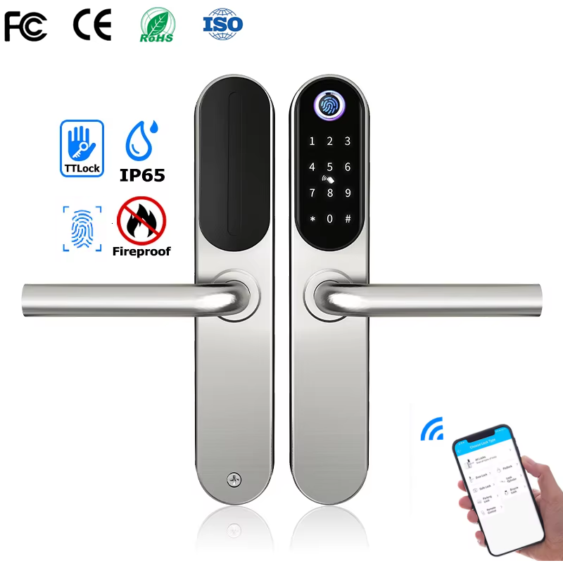 304 스테인리스 스틸 디지털 스마트 도어락 알루미늄  - Home Security Essential 리뷰 및 가격