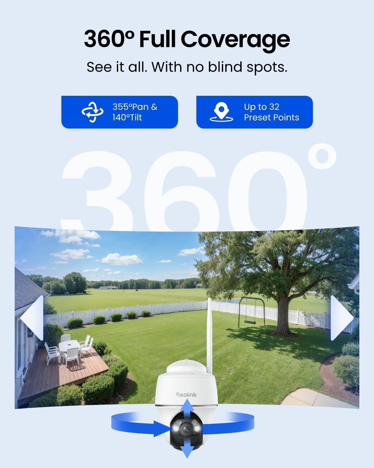 360도 회전 가능한 태양광 무선 야외 보안 카메라 ° - Home Security No Subscription 리뷰 및 가격