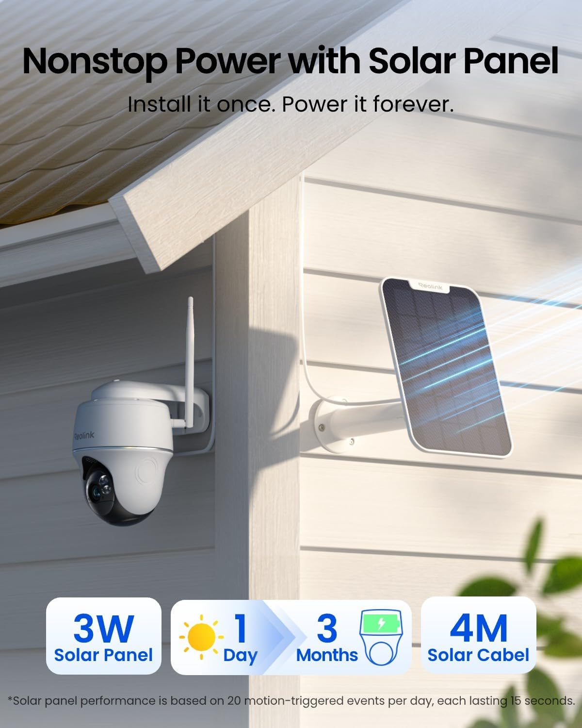 360도 회전 가능한 태양광 무선 야외 보안 카메라 ° - Home Security No Subscription 리뷰 및 가격