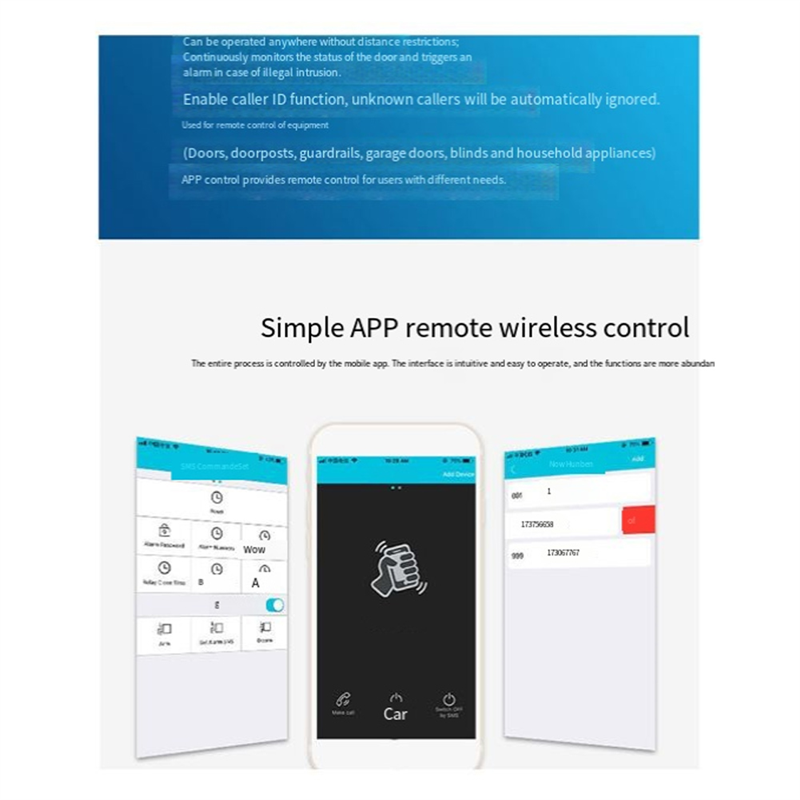 B04C-RTU5024 GSM 도어 오프너 릴레이 무선 - Home Security Device 리뷰 및 가격