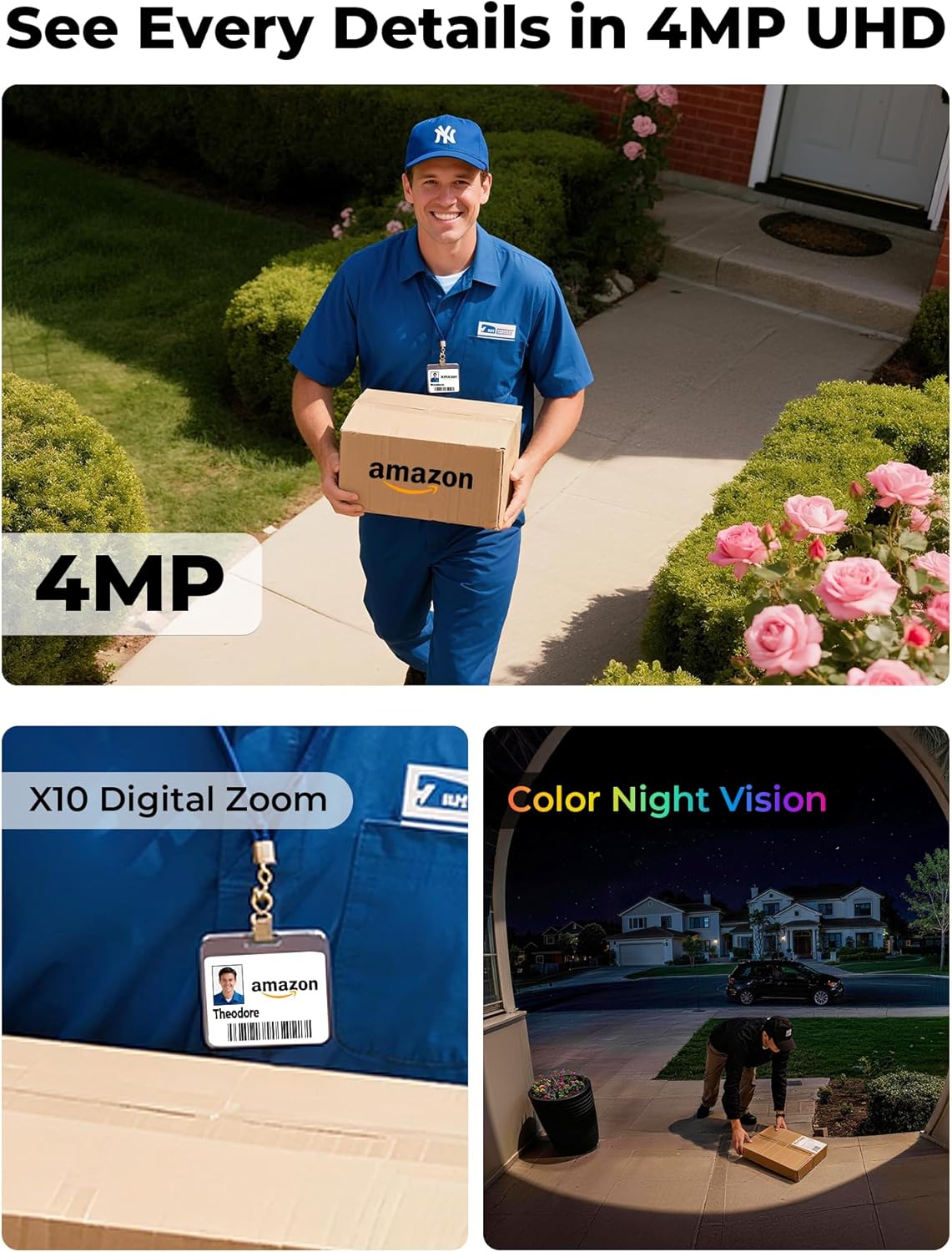 태양광 무선 야외 보안 카메라 360도 회전 기능 탑재 - Home Security No Subscription 리뷰 및 가격