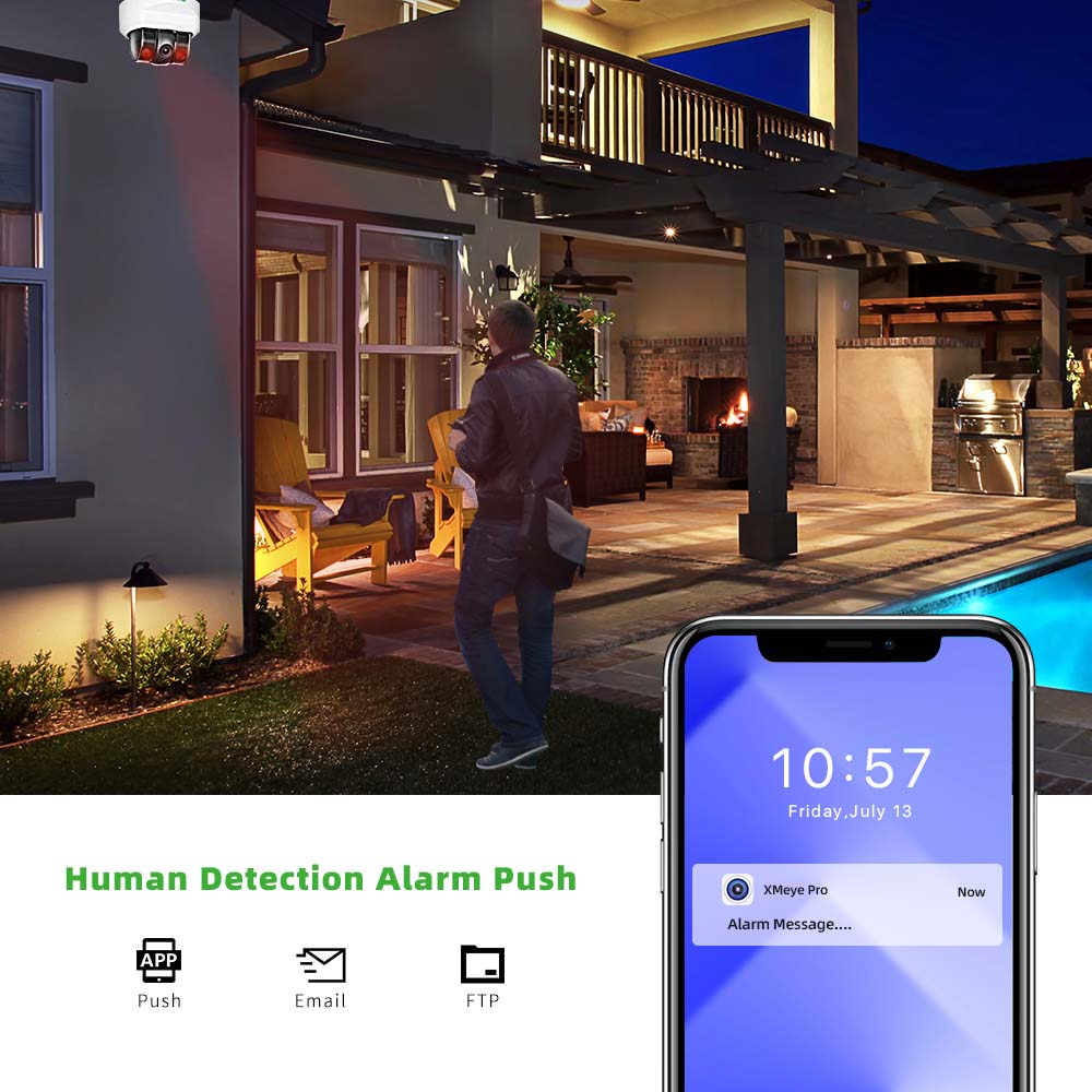 C GC PB 4MP POE IP 카메라, 내장 마이크 - Home Security Features 리뷰 및 가격