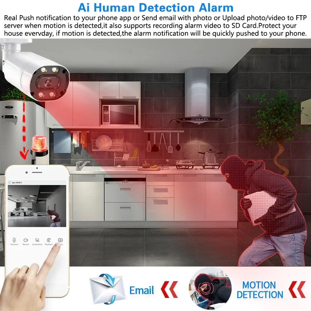 4K AHD DVR 홈 보안 키트, 8채널 AI 얼굴  - Home Security And Camera Systems 리뷰 및 가격