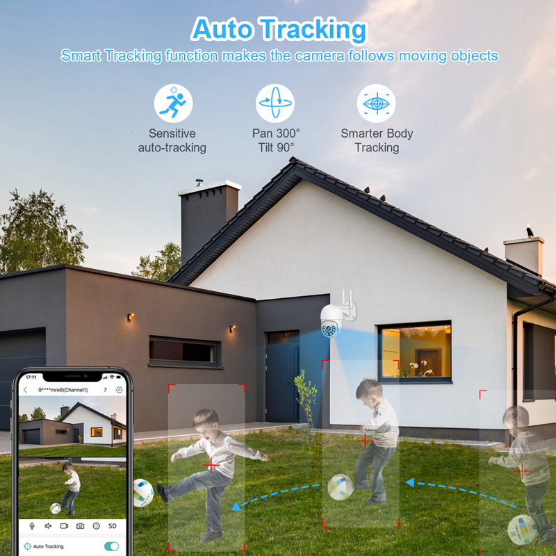 Smar 3MP 무선 CCTV 보안 카메라 시스템 PT - Home Security Bell 리뷰 및 가격