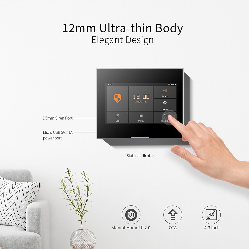 스테니오타 433MHz 무선 와이파이 4G 스마트 홈  - Home Security Diy 리뷰 및 가격