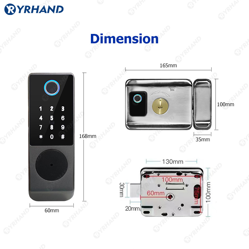 Tuya-스마트 잠금 방수 와이파이 이중 지문 스마트  - Home Security Essential 리뷰 및 가격
